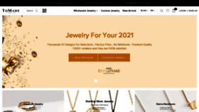 What Tomade.com website looked like in 2021 (4 years ago)