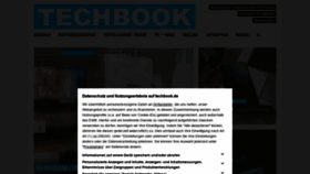 What Techbook.de website looked like in 2021 (3 years ago)