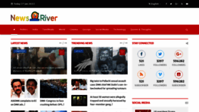 What Thenewsriver.com website looked like in 2021 (3 years ago)