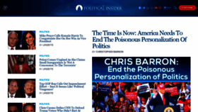 What Thepoliticalinsider.com website looked like in 2021 (3 years ago)