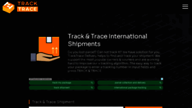 What Tracktrace.delivery website looked like in 2021 (3 years ago)
