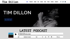 What Timdilloncomedy.com website looked like in 2021 (3 years ago)