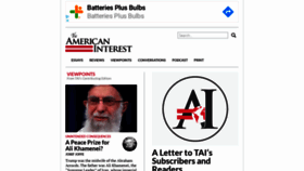What The-american-interest.com website looked like in 2021 (3 years ago)
