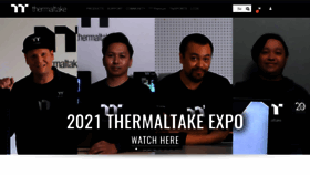 What Thermaltakeusa.com website looked like in 2021 (3 years ago)