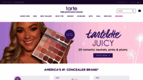 What Tartecosmetics.com website looked like in 2021 (3 years ago)