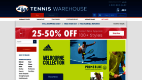 What Tennis-warehouse.com website looked like in 2021 (3 years ago)