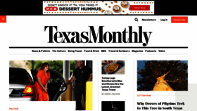 What Texasmonthly.com website looked like in 2021 (3 years ago)