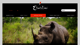 What Thekingdomofswaziland.com website looked like in 2021 (3 years ago)
