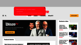 What Theblaze.com website looked like in 2021 (3 years ago)