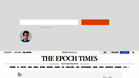 What Theepochtimes.com website looked like in 2021 (3 years ago)