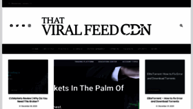 What Thatviralfeedcdn.com website looked like in 2021 (3 years ago)