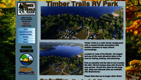 What Timbertrailsrvpark.com website looked like in 2021 (3 years ago)