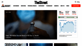 What Thestreet.com website looked like in 2021 (3 years ago)