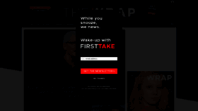 What Thewrap.com website looked like in 2021 (3 years ago)