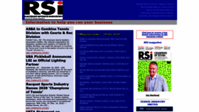 What Tennisindustrymag.com website looked like in 2021 (3 years ago)