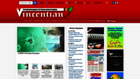 What Thevincentian.com website looked like in 2021 (3 years ago)