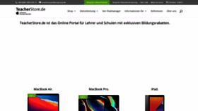 What Teacherstore.de website looked like in 2021 (3 years ago)