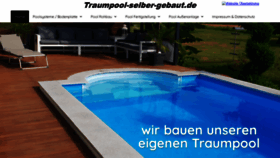 What Traumpool-selber-gebaut.de website looked like in 2021 (3 years ago)