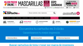 What Tiendacartucho.es website looked like in 2021 (3 years ago)