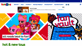 What Toysrus.com website looked like in 2021 (3 years ago)