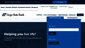 What Tiogabank.com website looked like in 2021 (3 years ago)