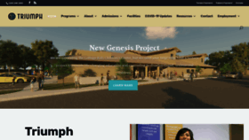 What Triumphtx.org website looked like in 2021 (3 years ago)
