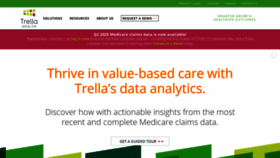 What Trellahealth.com website looked like in 2021 (3 years ago)