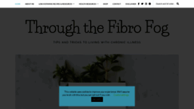 What Throughthefibrofog.com website looked like in 2021 (3 years ago)