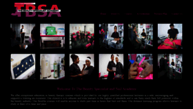 What Thebeautyspecialistacademy.co.za website looked like in 2021 (3 years ago)