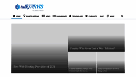 What Talkjarvis.com website looked like in 2021 (3 years ago)