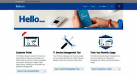 What Telkomsa.net website looked like in 2021 (3 years ago)