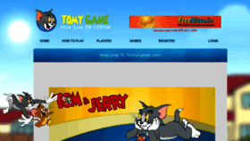 What Tomygame.com website looked like in 2021 (3 years ago)