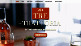 What Tretrattoria.com website looked like in 2021 (3 years ago)
