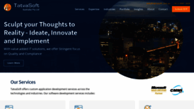 What Tatvasoft.com.au website looked like in 2021 (3 years ago)