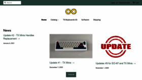 What Txkeyboards.com website looked like in 2021 (3 years ago)