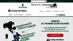 What Touringclub.it website looked like in 2021 (3 years ago)