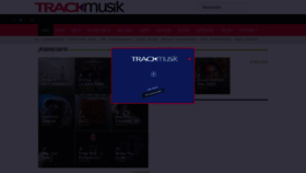What Trackmusik.fr website looked like in 2021 (3 years ago)