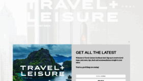 What Travelandleisureasia.com website looked like in 2021 (3 years ago)