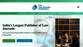 What Thelawbrigade.com website looked like in 2021 (4 years ago)