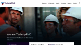 What Technipfmc.com website looked like in 2021 (3 years ago)