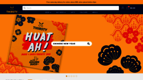What Thirsty.com.sg website looked like in 2021 (3 years ago)