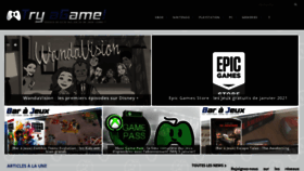 What Tryagame.fr website looked like in 2021 (3 years ago)