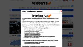 What Teleborsa.it website looked like in 2021 (3 years ago)