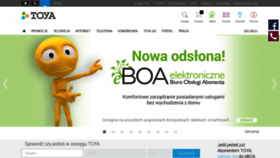 What Toya.net.pl website looked like in 2021 (3 years ago)
