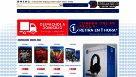 What Todojuegos.cl website looked like in 2021 (3 years ago)