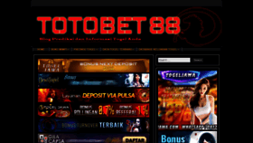 What Totobet88.com website looked like in 2021 (3 years ago)