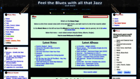 What Theblues-thatjazz.com website looked like in 2021 (3 years ago)