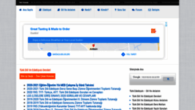 What Turkedebiyati.org website looked like in 2021 (5 years ago)