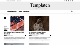 What Templaten.net website looked like in 2021 (3 years ago)