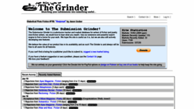 What Thegrinder.diabolicalplots.com website looked like in 2021 (3 years ago)